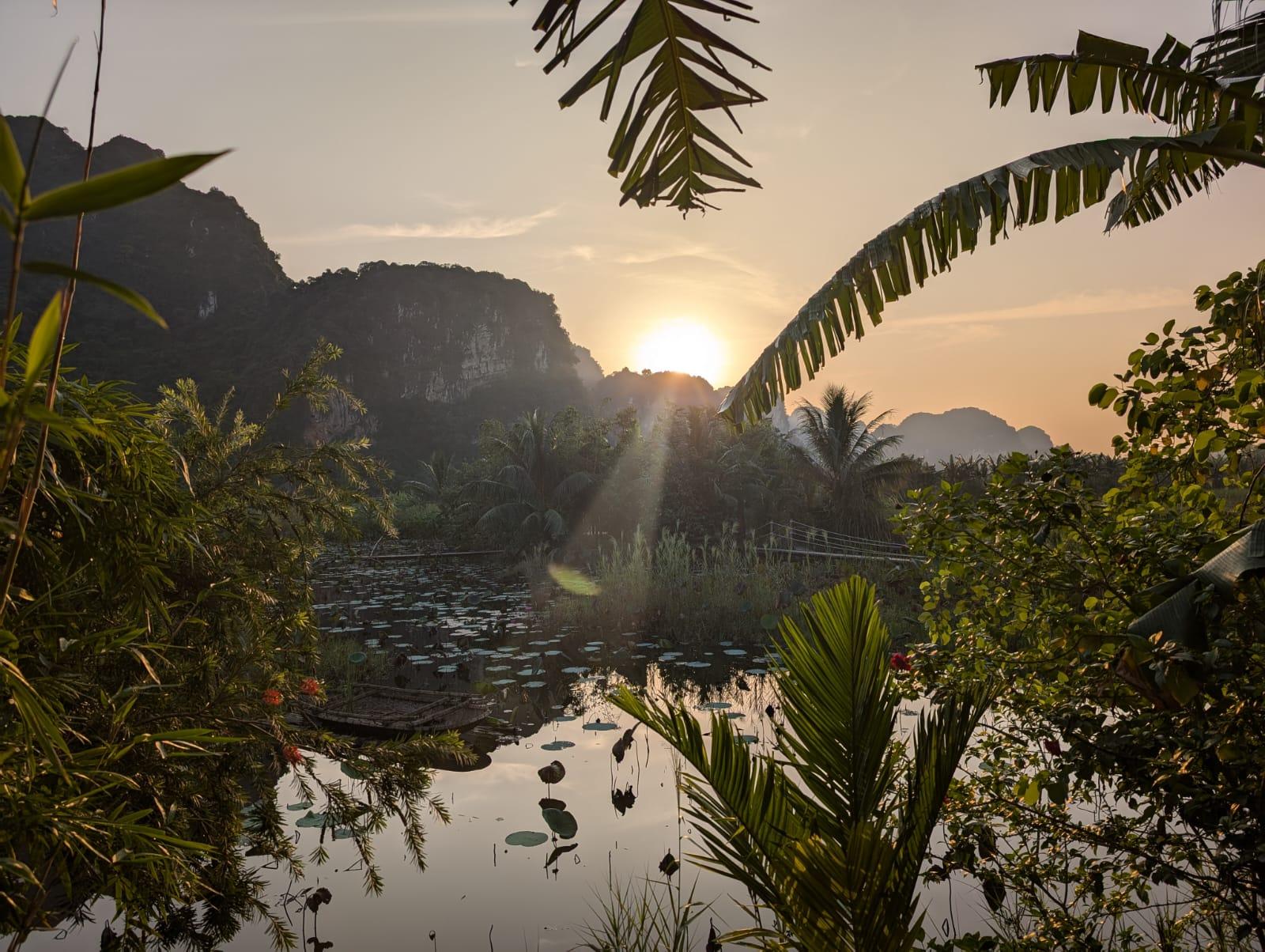 Sunrise from the terrace