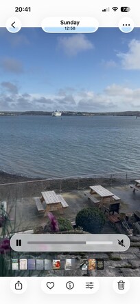 Our view from our bedroom window