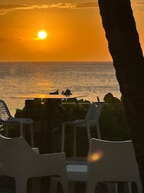Sun setting at Hermann’s Restaurant