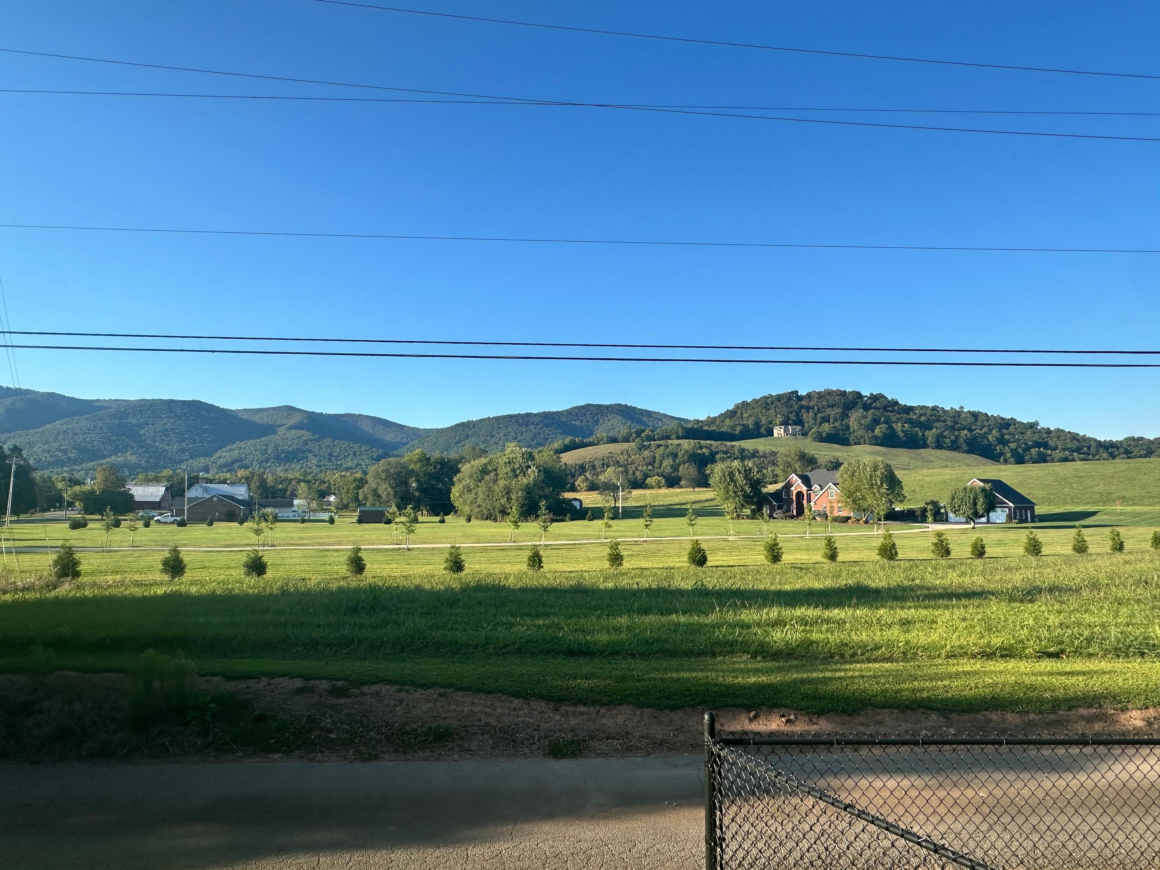Mountain view from back deck 