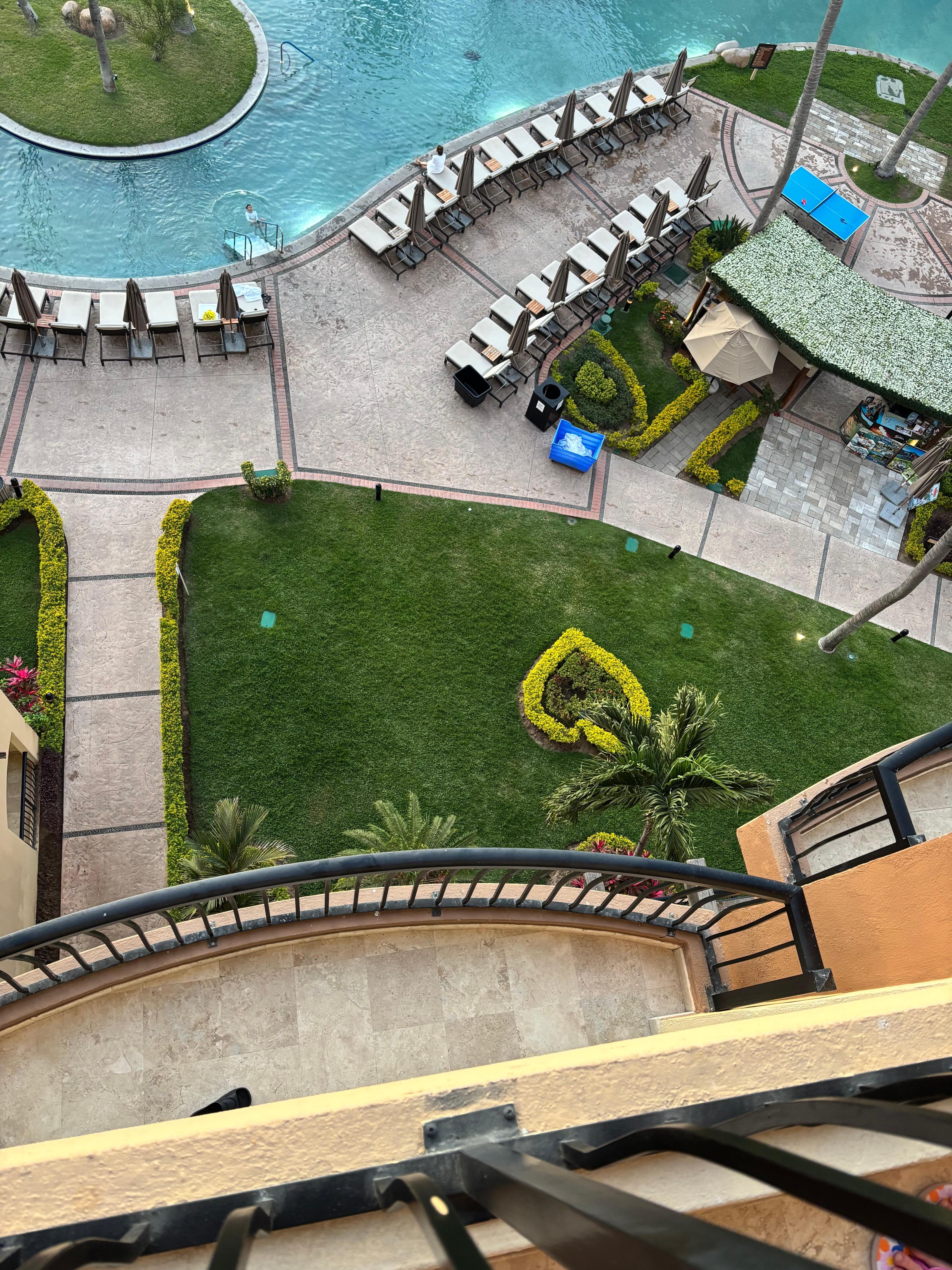 Nicely manicured grounds