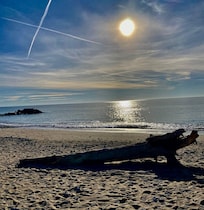 à quelques mÚtres de la maison : plage sauvage de Méditerranée !