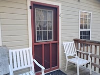 Small private deck