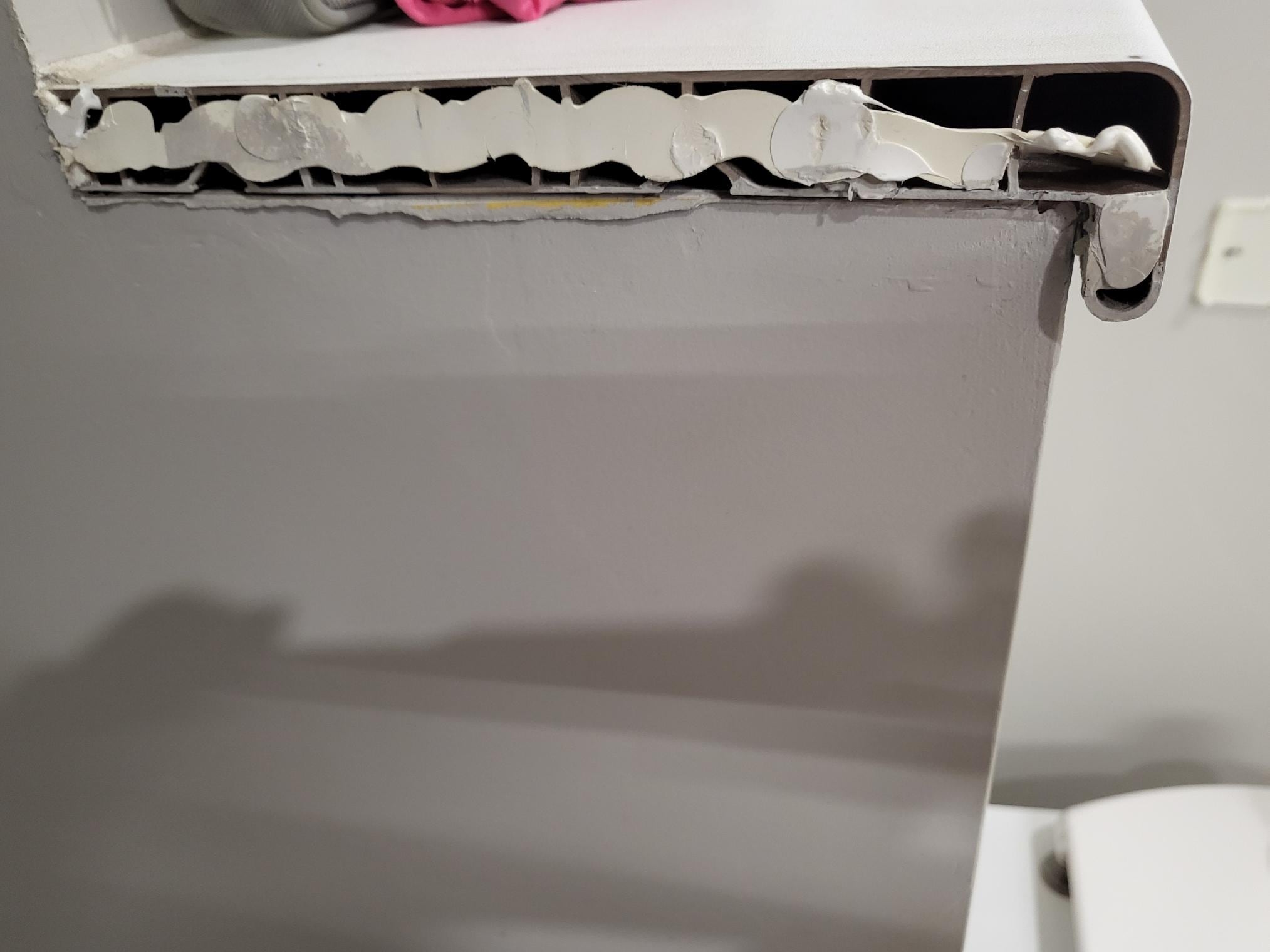 bathroom shelf