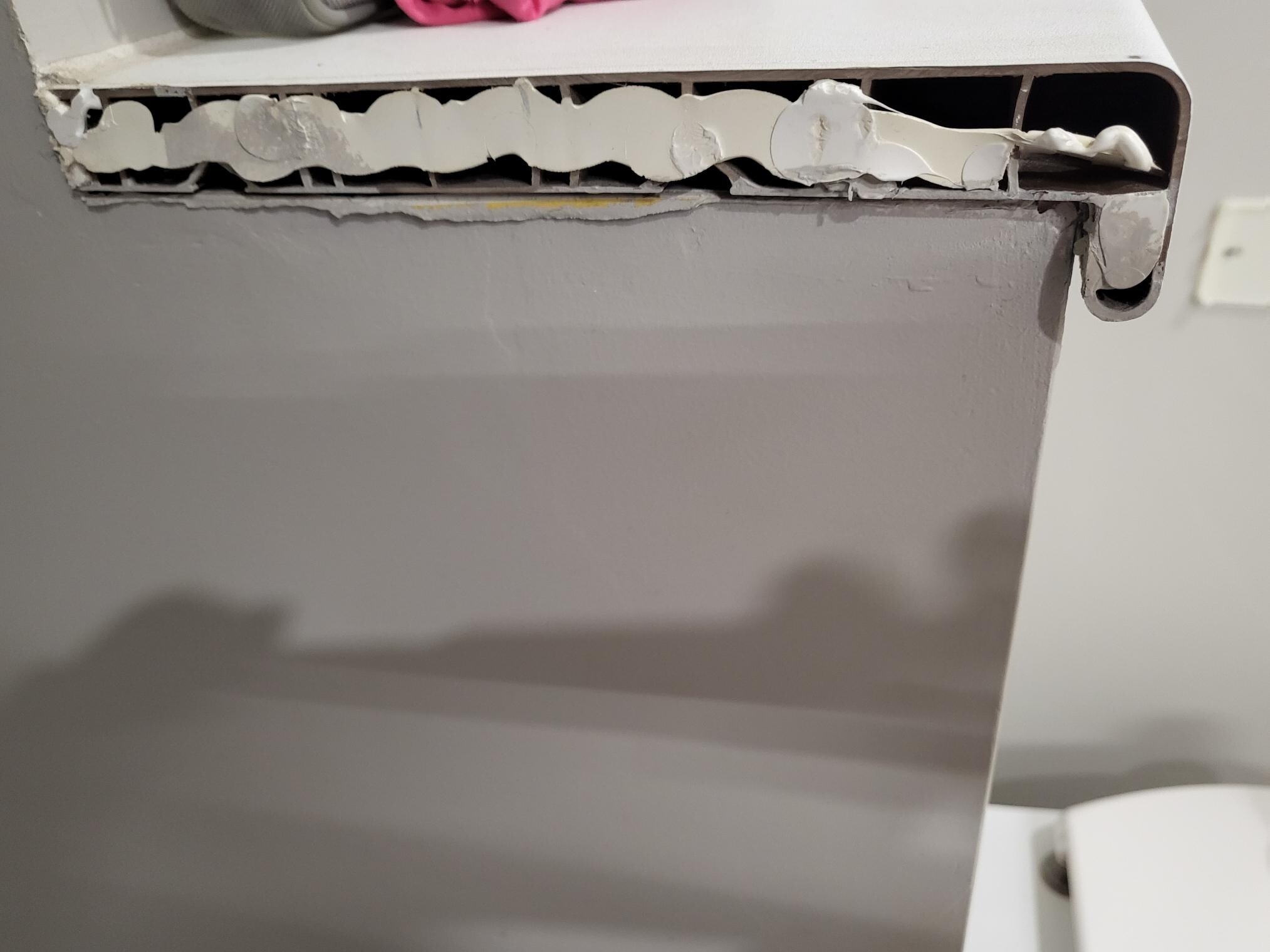 bathroom shelf