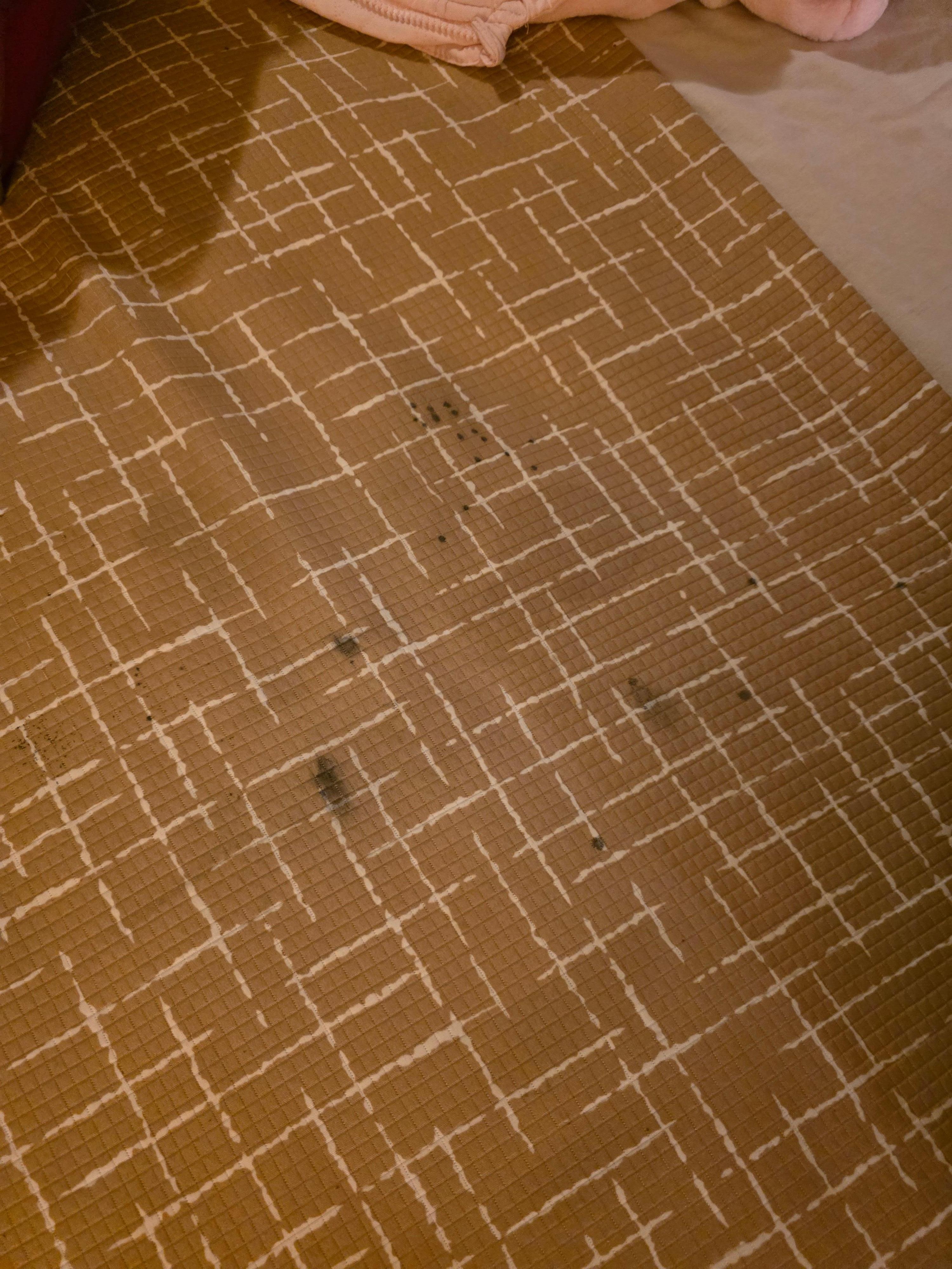 The other bed sheet and not sure what that is.