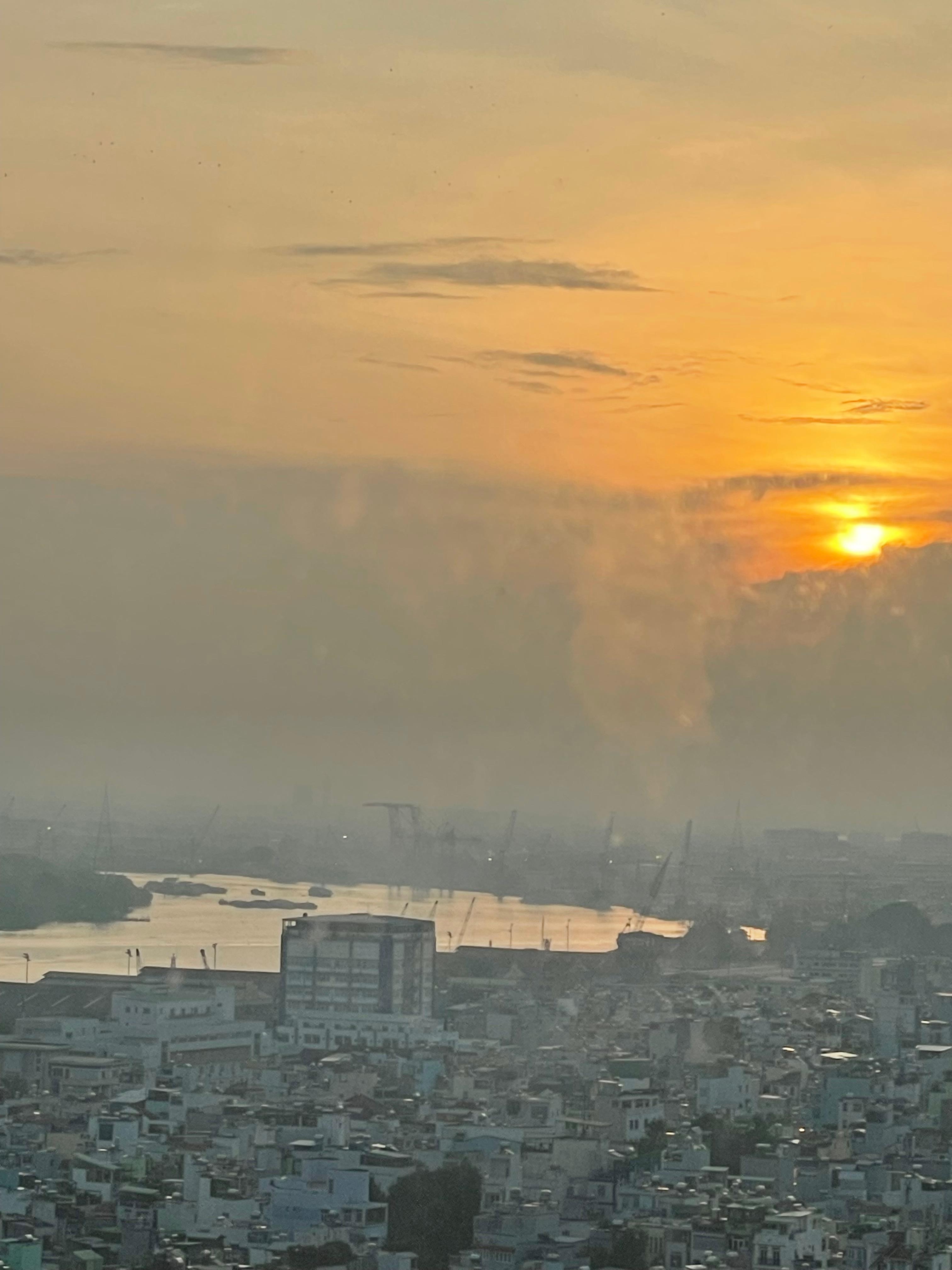 Sunrise from 20th floor in block B