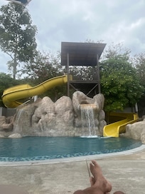 Pool slide. Kata beach was a 2-3 min walk from here.