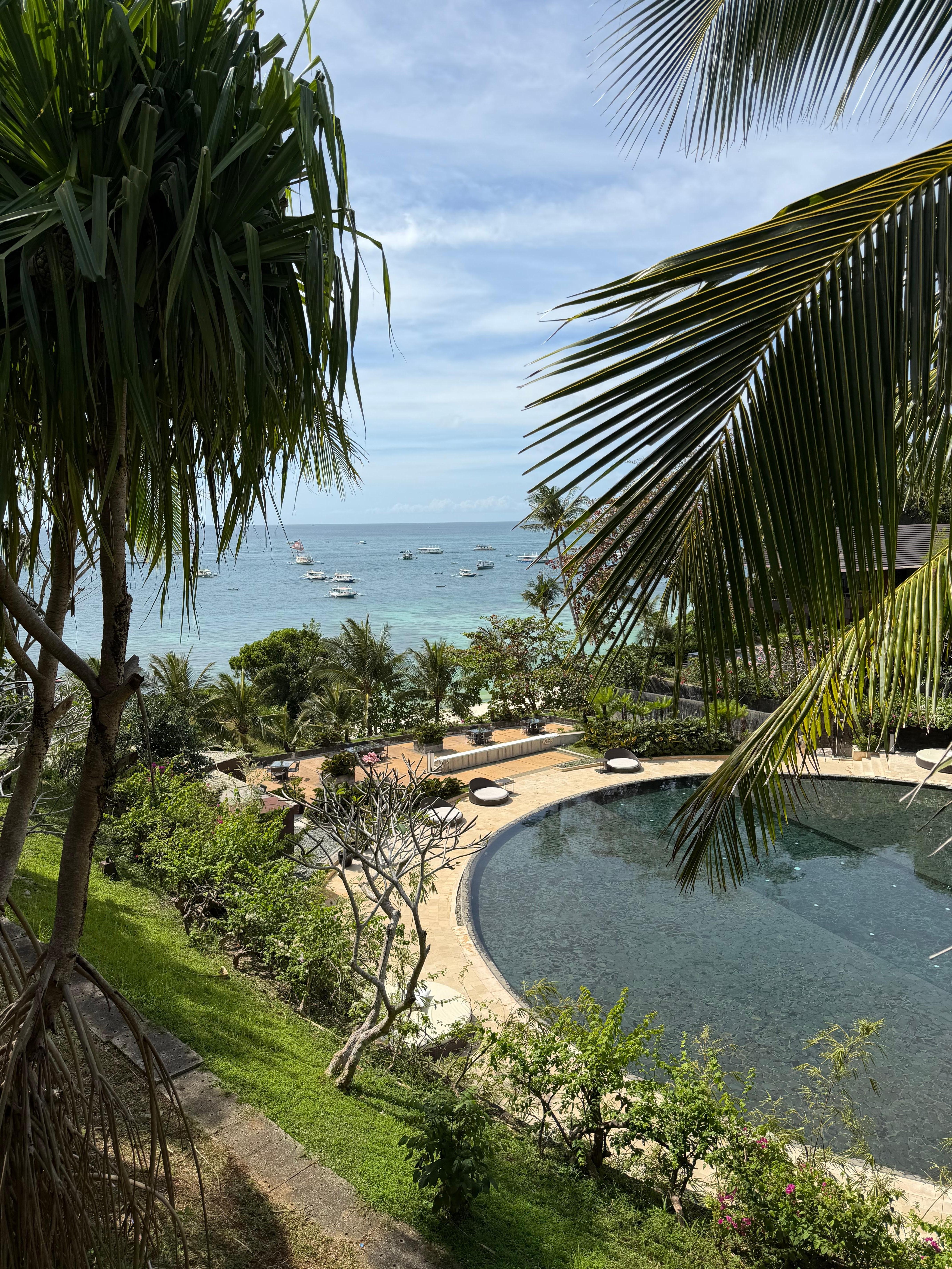 Utsikten från vårt rum 