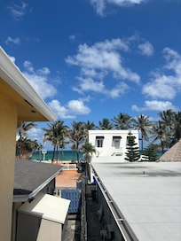 “Rome” room 1704 front porch view