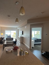 Living room and main bedroom