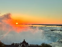 View from our window….what a way to wake up!