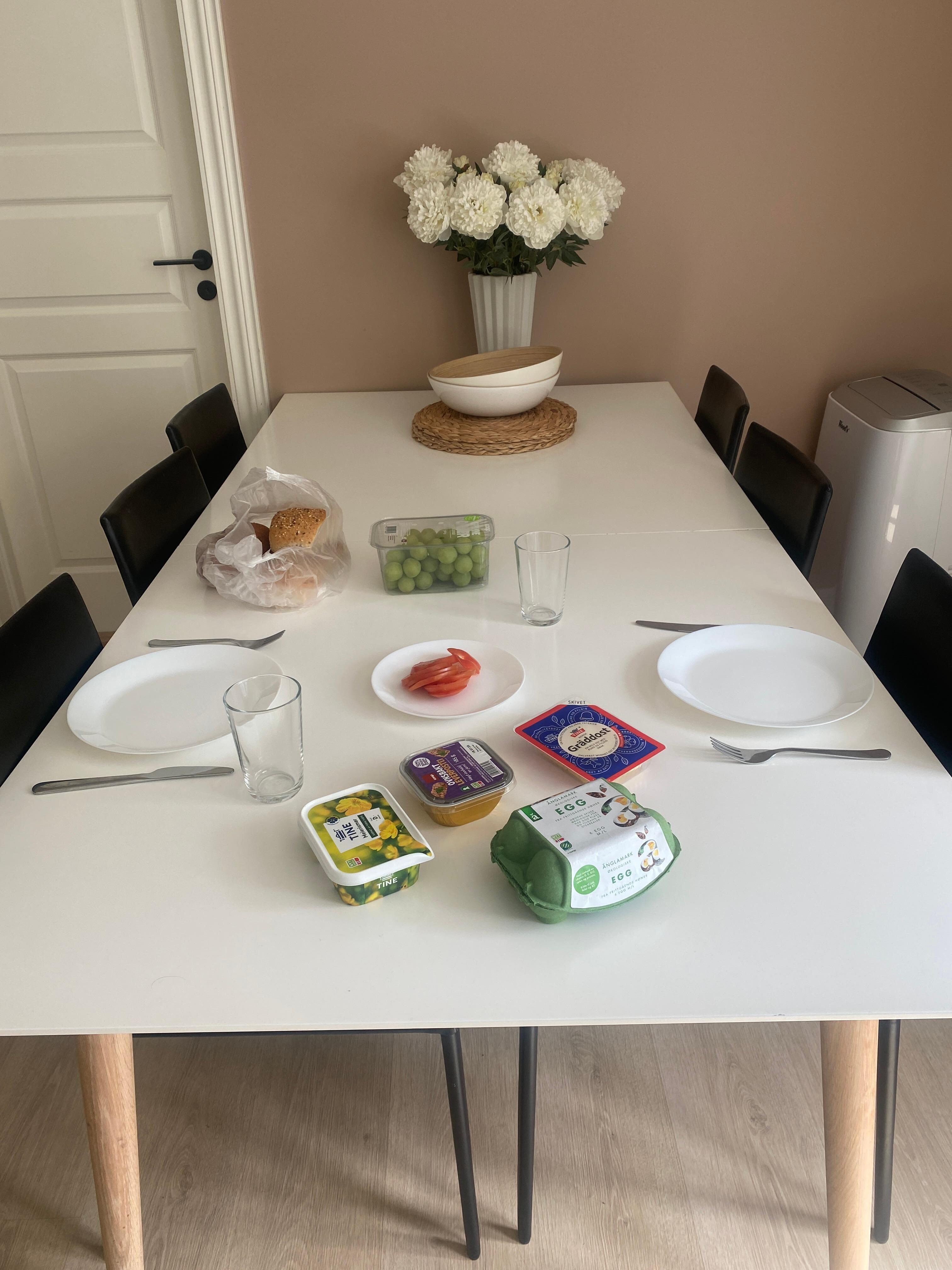 Brunch i leiligheten 