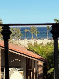 View from rooftop balcony
