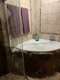 Hot bubble bath waiting upon arrial