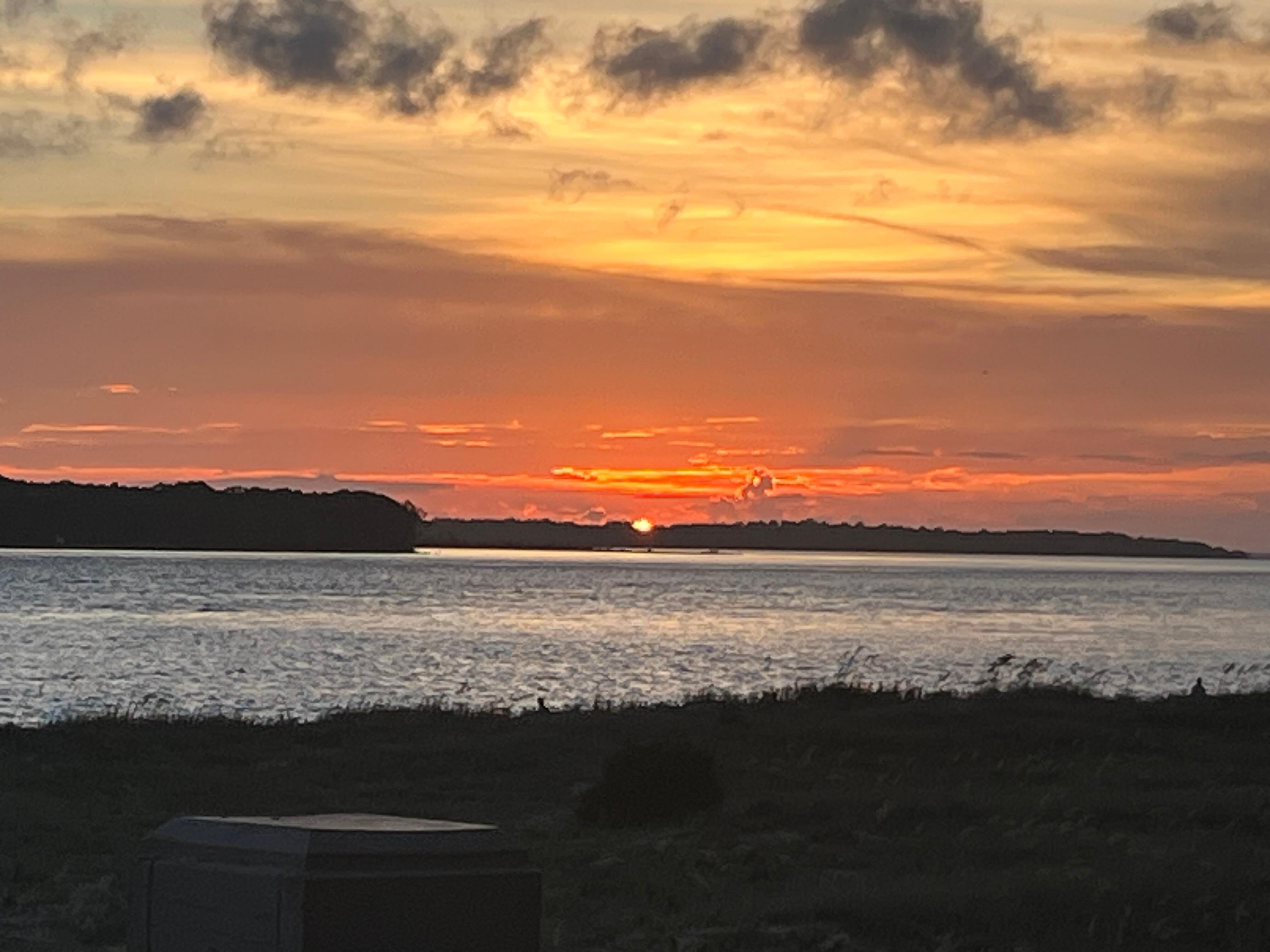 Sunset from the balcony