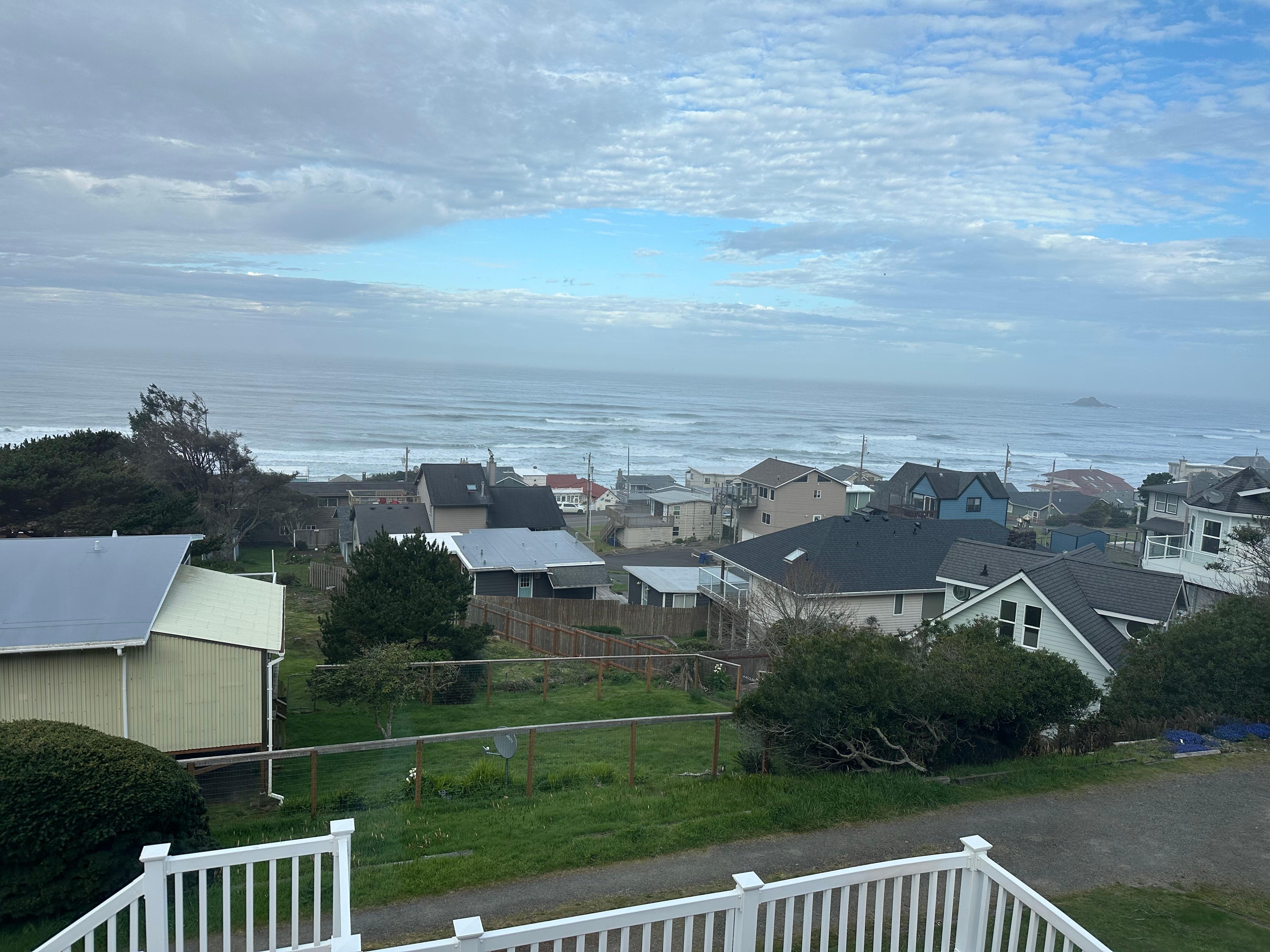 Great view from back deck