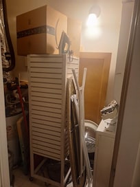 The laundry closet