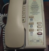 The phone was dirty and sticky