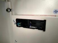 Safe broken due to leaking batteries