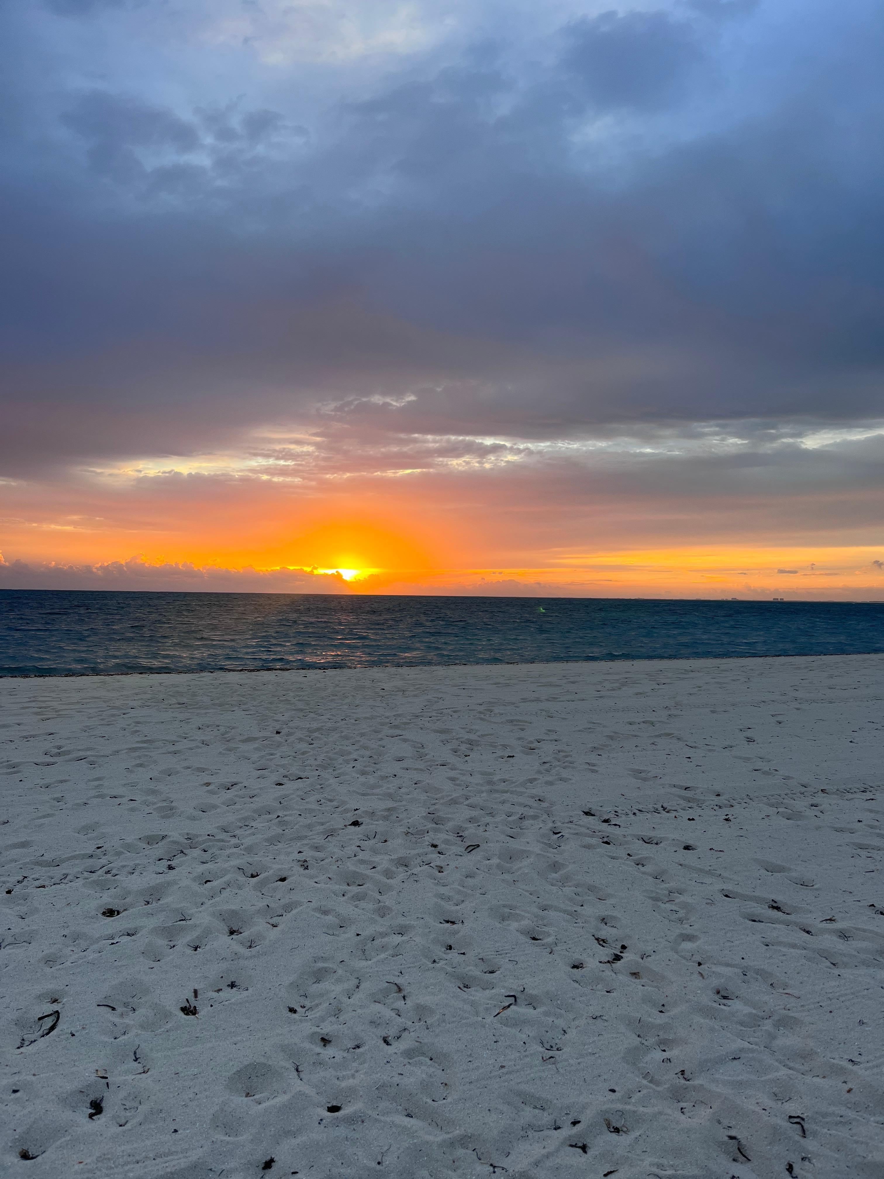 Sunrise on the beach