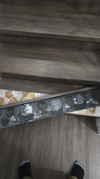 Multiple broken stairs. Safty hazard!