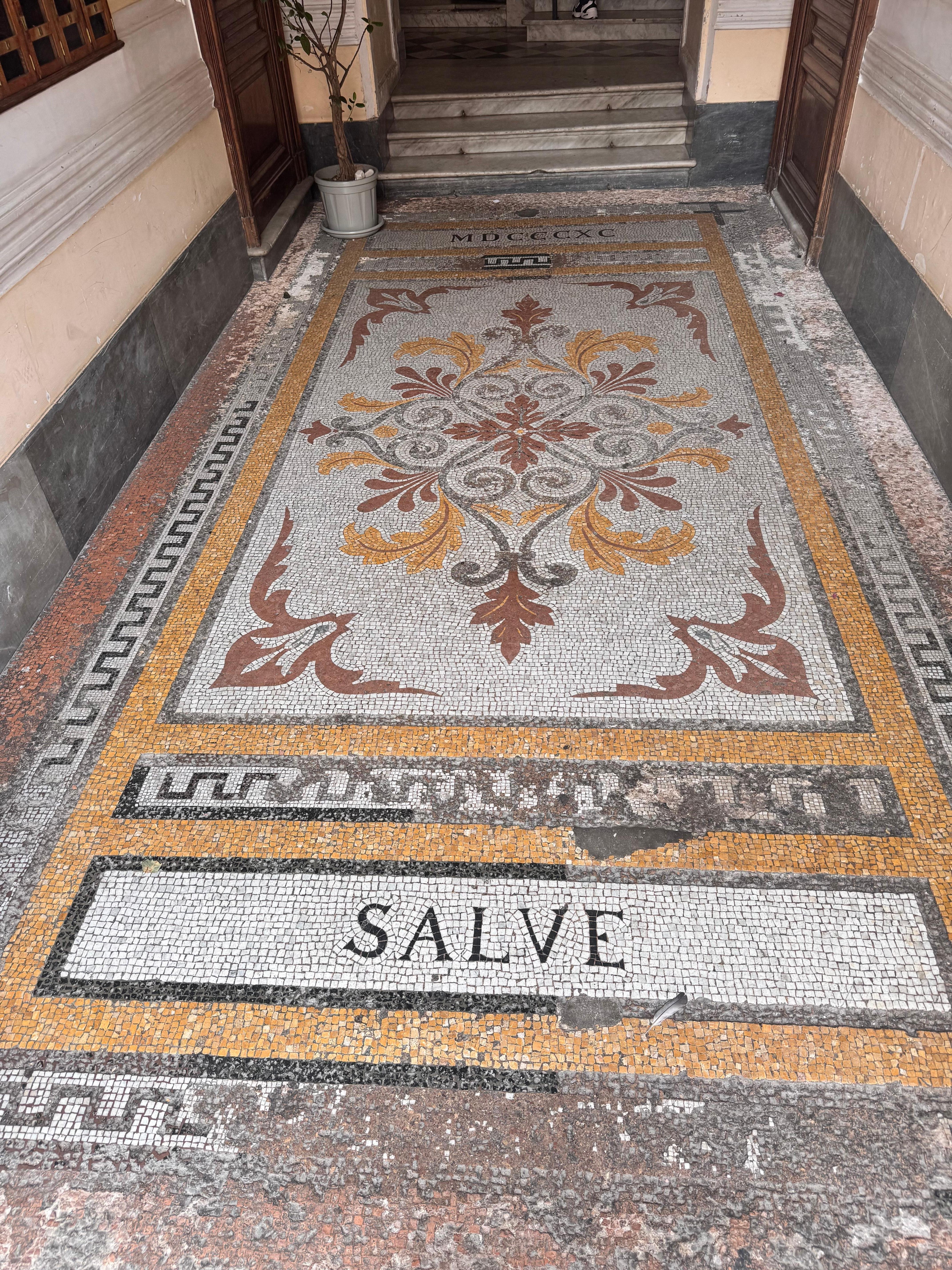 Main building entryway floor