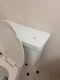Broken toilet
