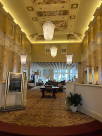 entrance from portico