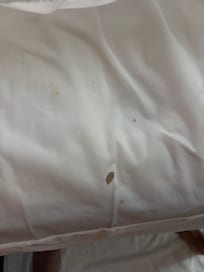 Dryer blood on the mattress