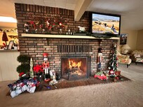 A real working fireplace!!