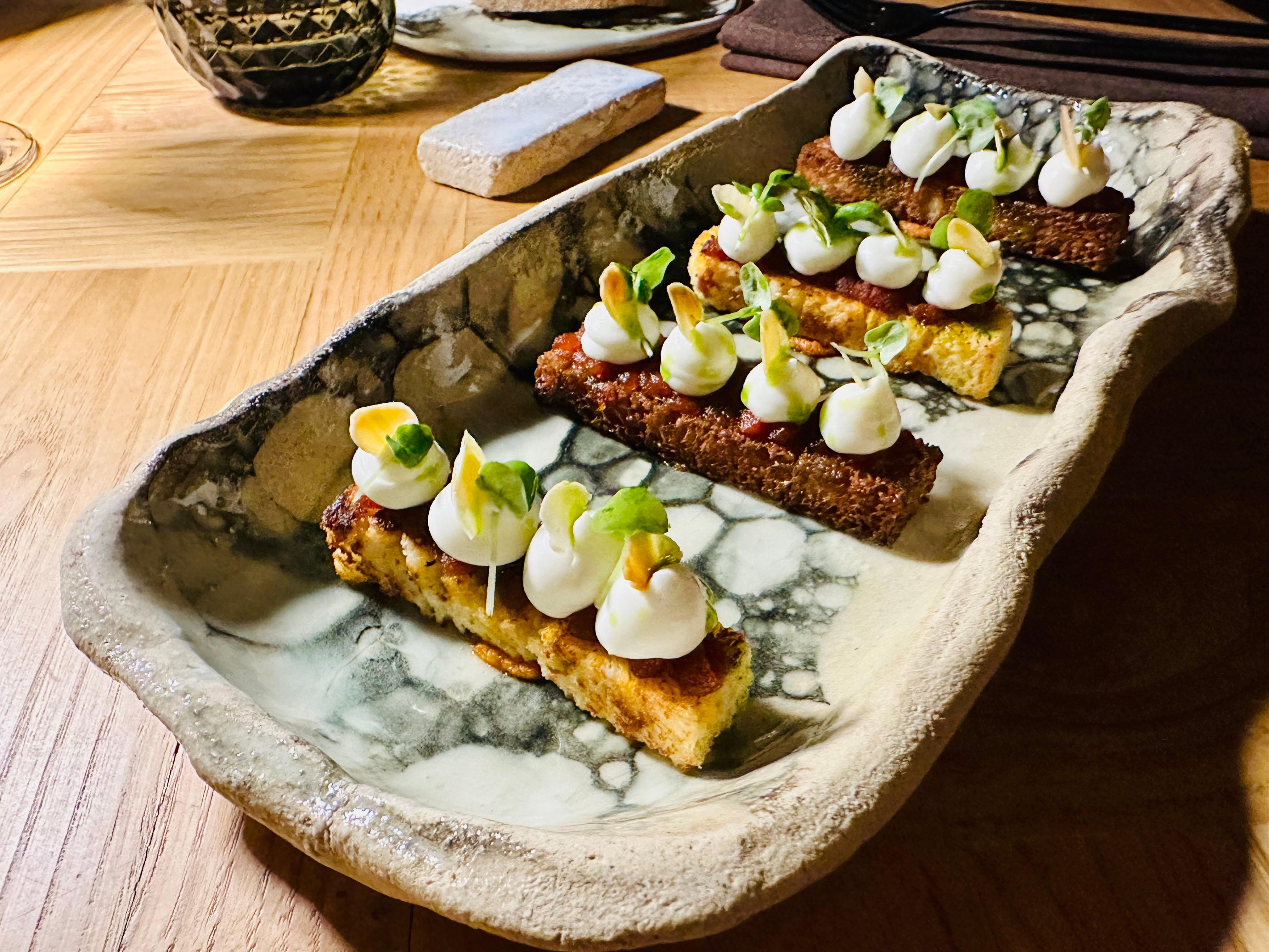 Un des plats du restaurant. Juste divin !