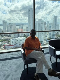 From the 18th floor.