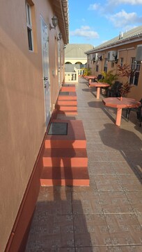 View from upstairs terrace