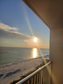 From the balcony