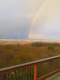 Rainbow from the deck!