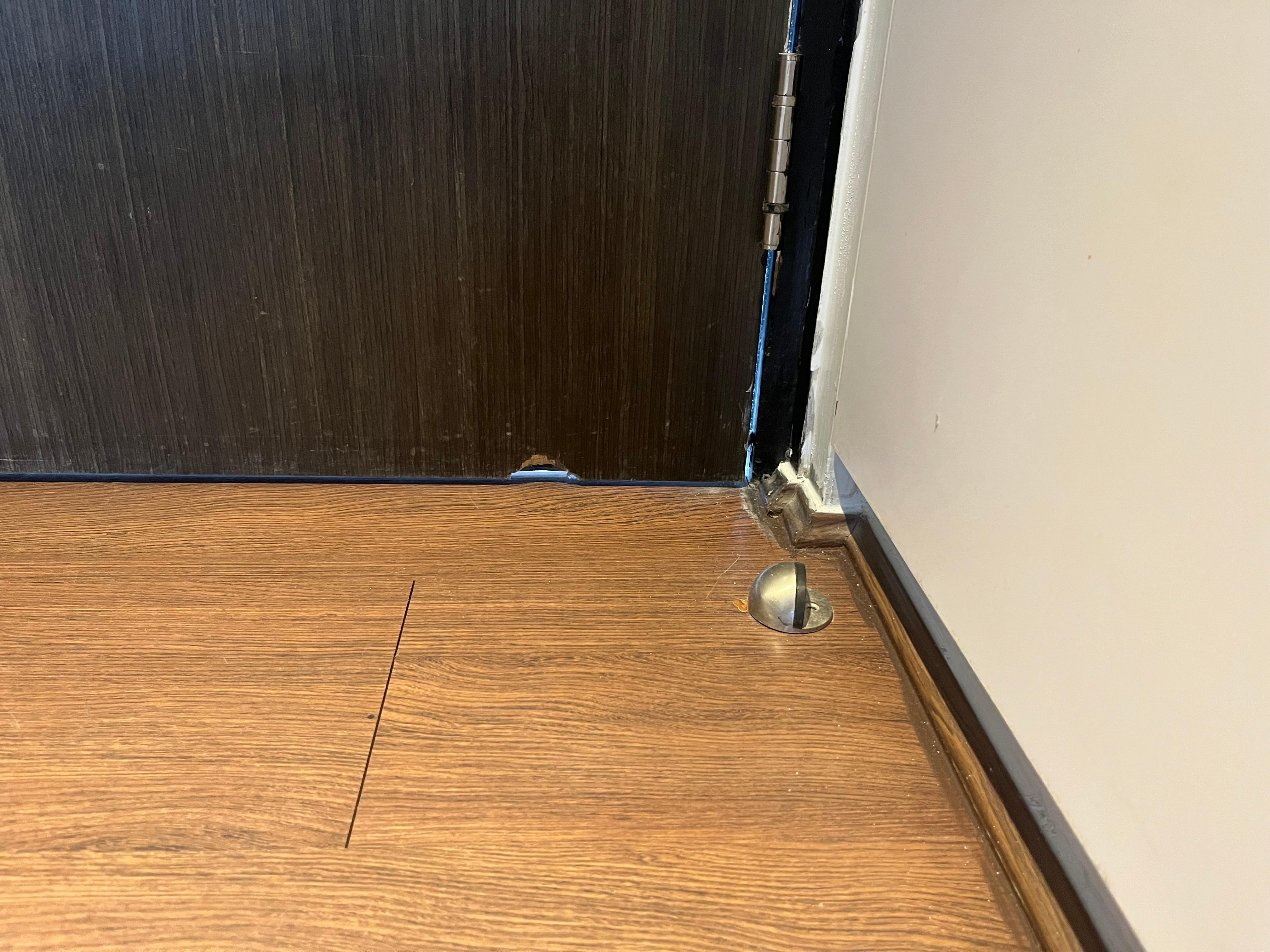 Gaps under and beside front door !!!!!!