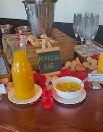 Loved the Mimosa bar at the breakfast buffet!!