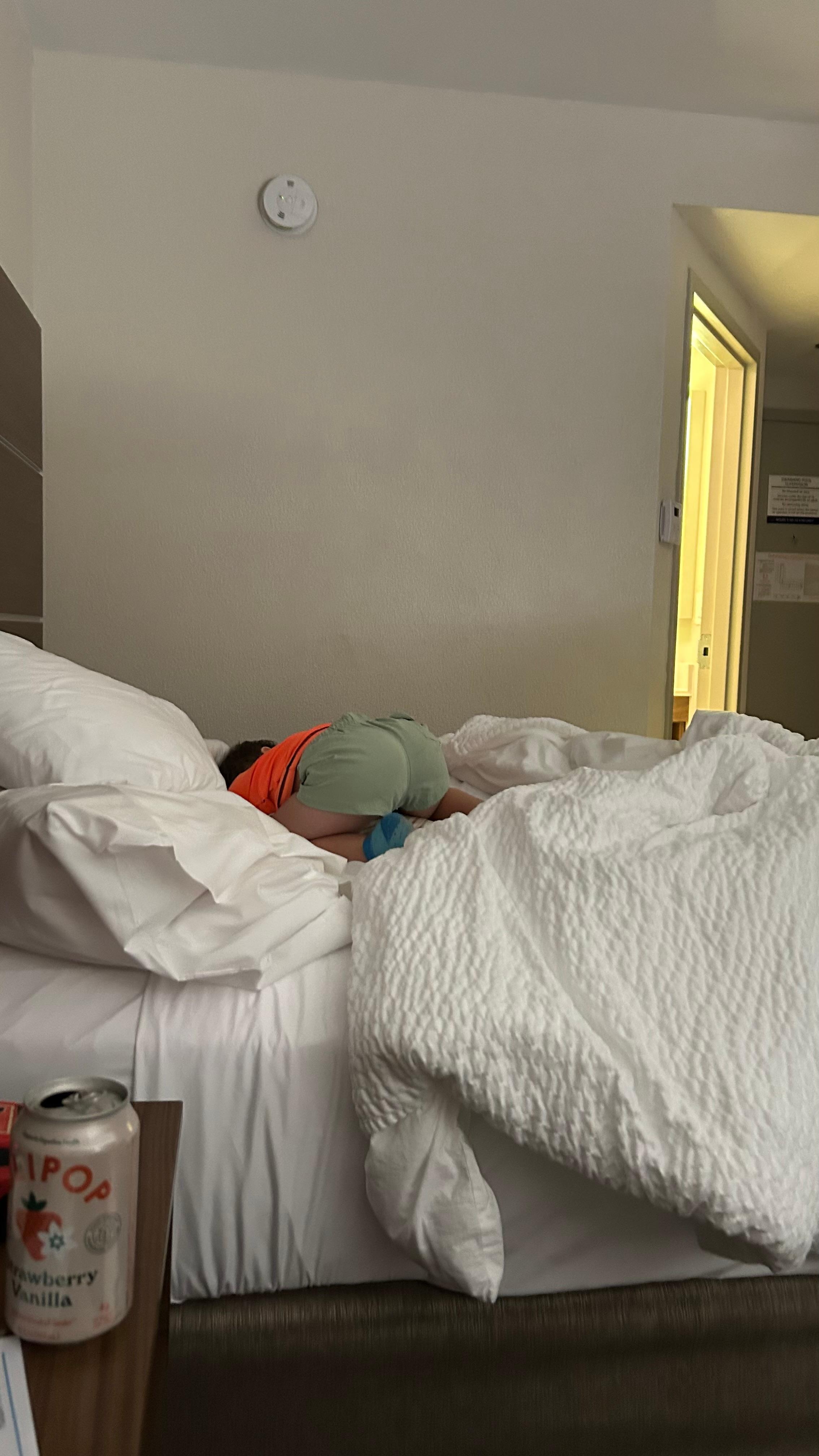 Sleeping after a hard day