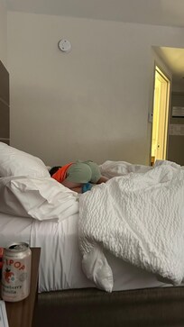 Sleeping after a hard day