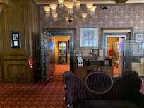 The vault that is a museum with historical artifacts.