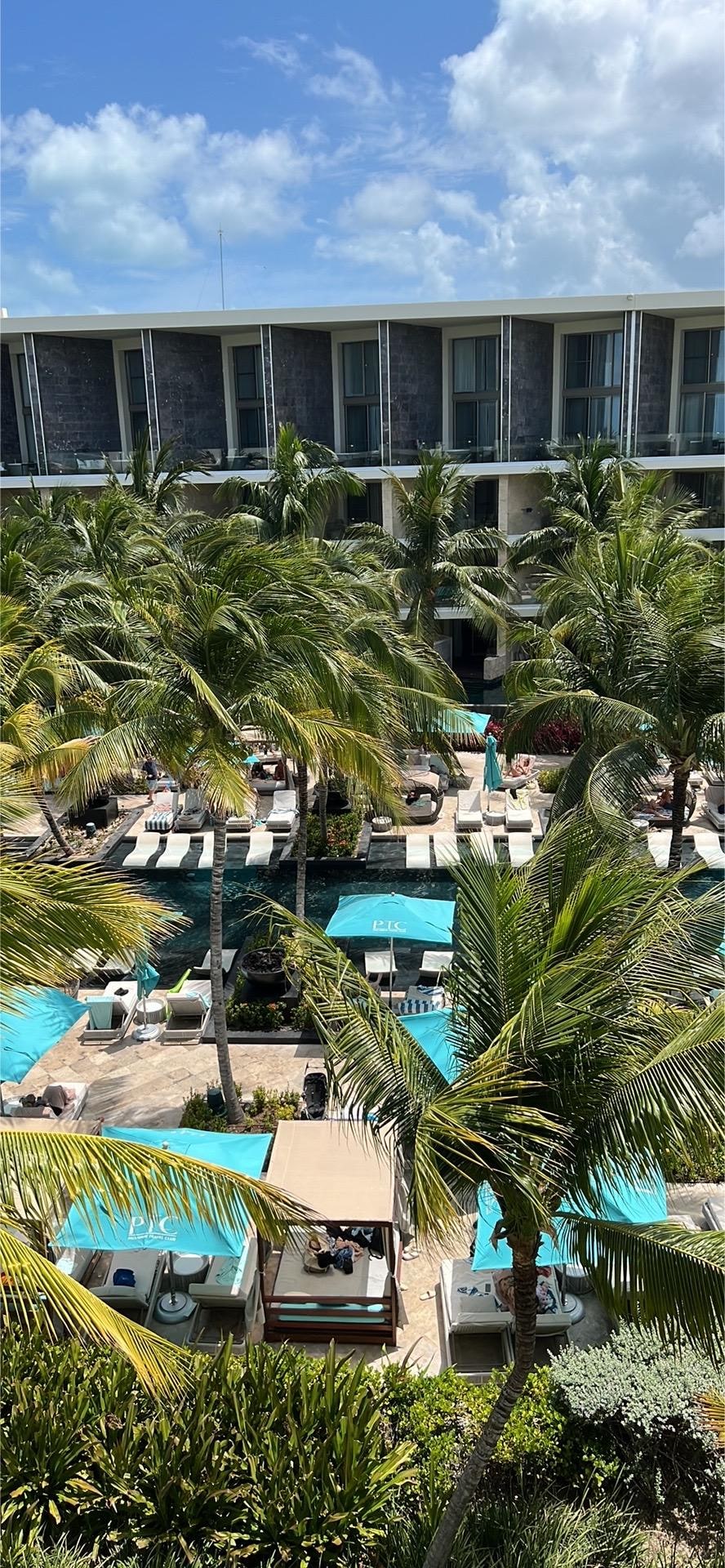 View from the balcony of our room 