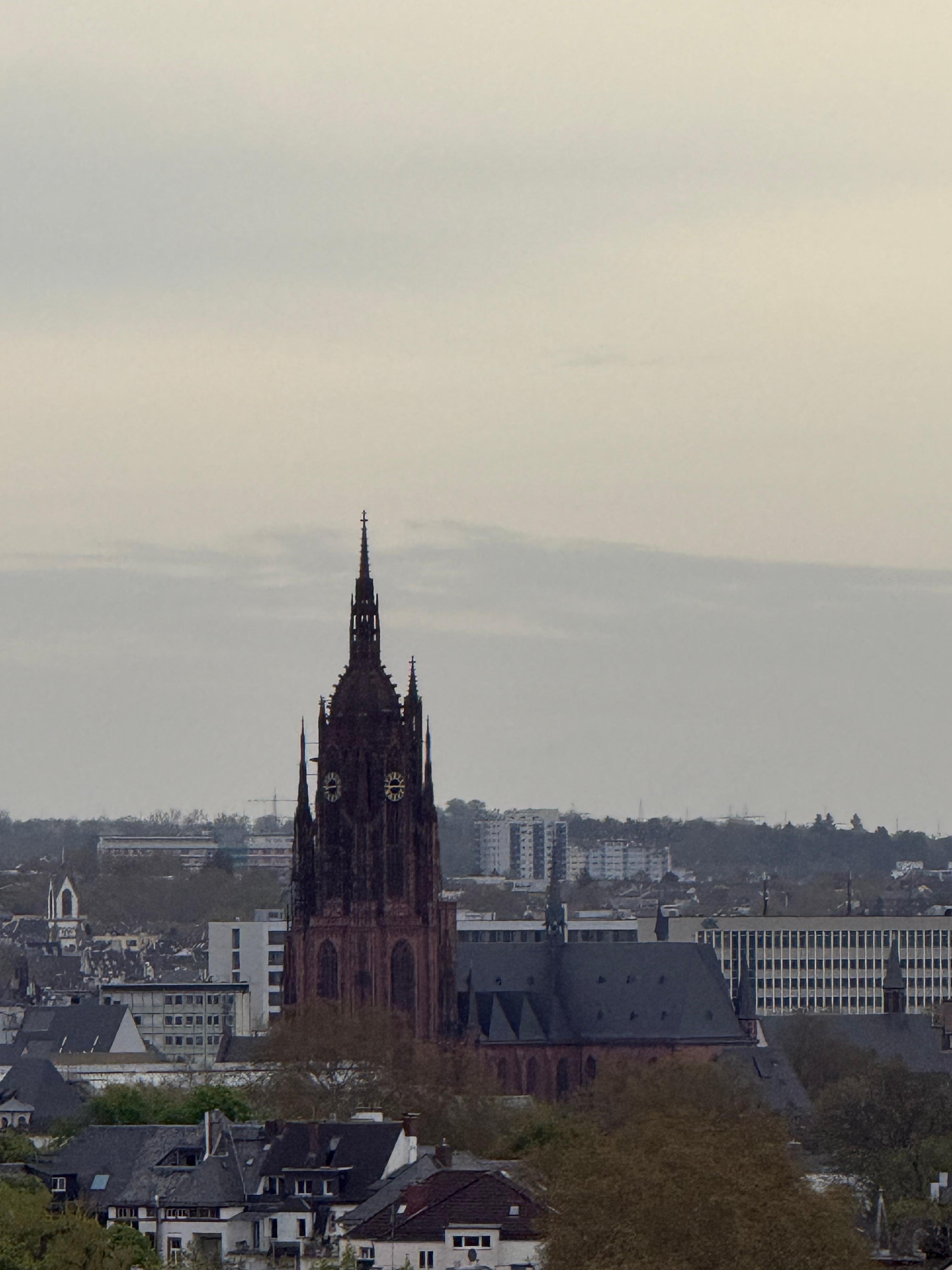 View of cathedral from room (zoomed)