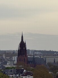 View of cathedral from room (zoomed)