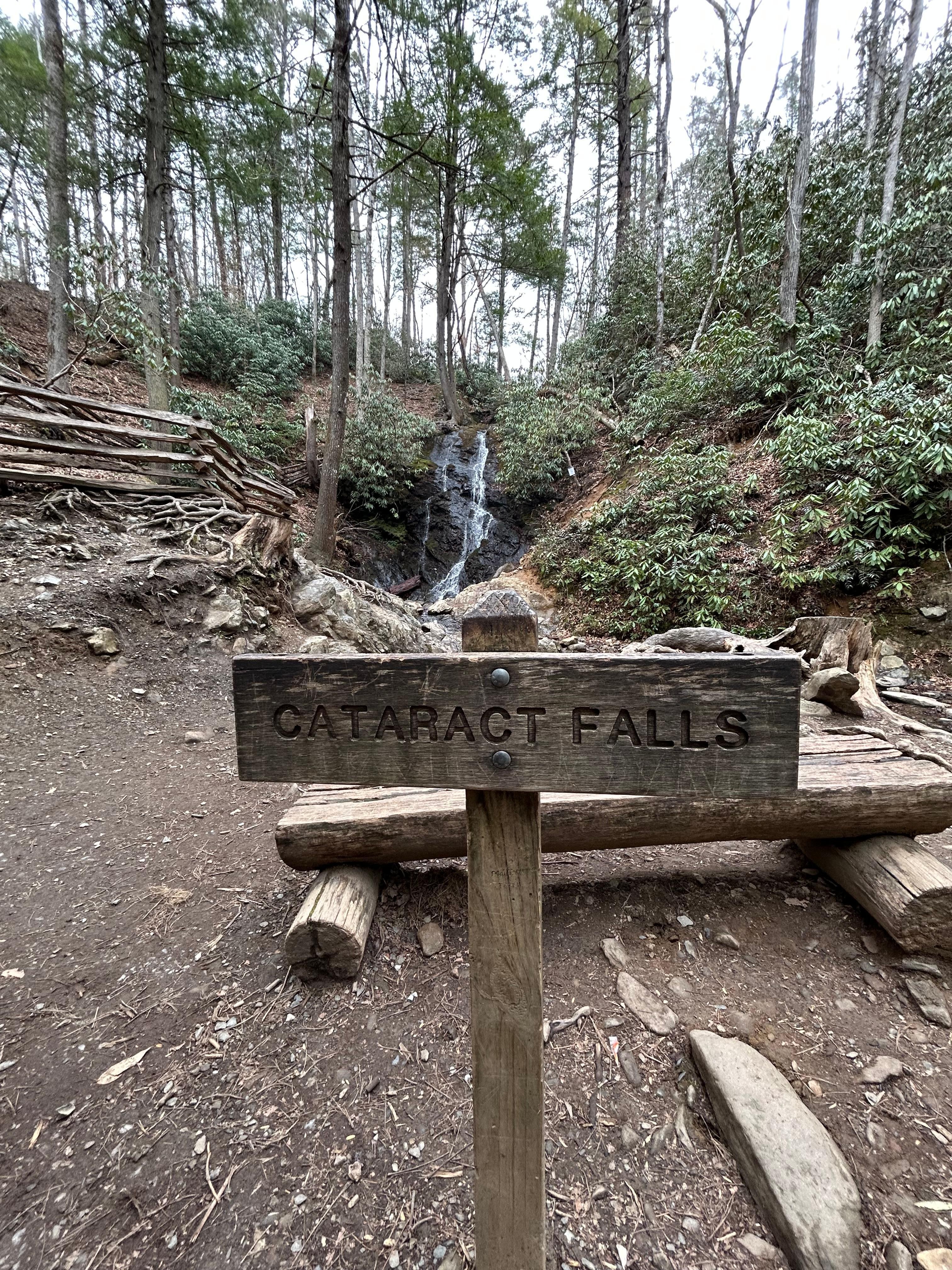 Hiking trail we picked up at the visitor center