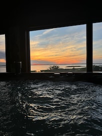View from hot tub