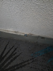 Wires exposed
