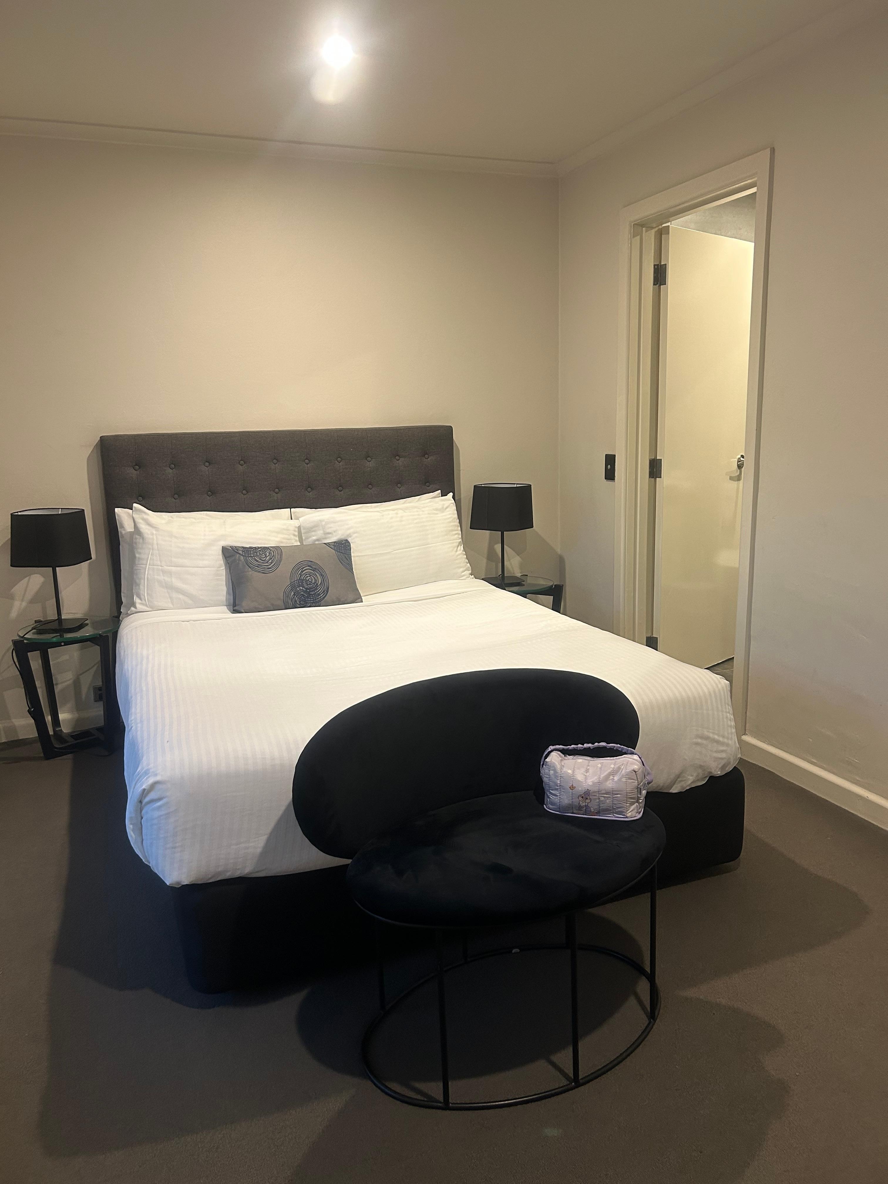 Bedroom shower toilet and extra massive lounge in main living room with kitchen 