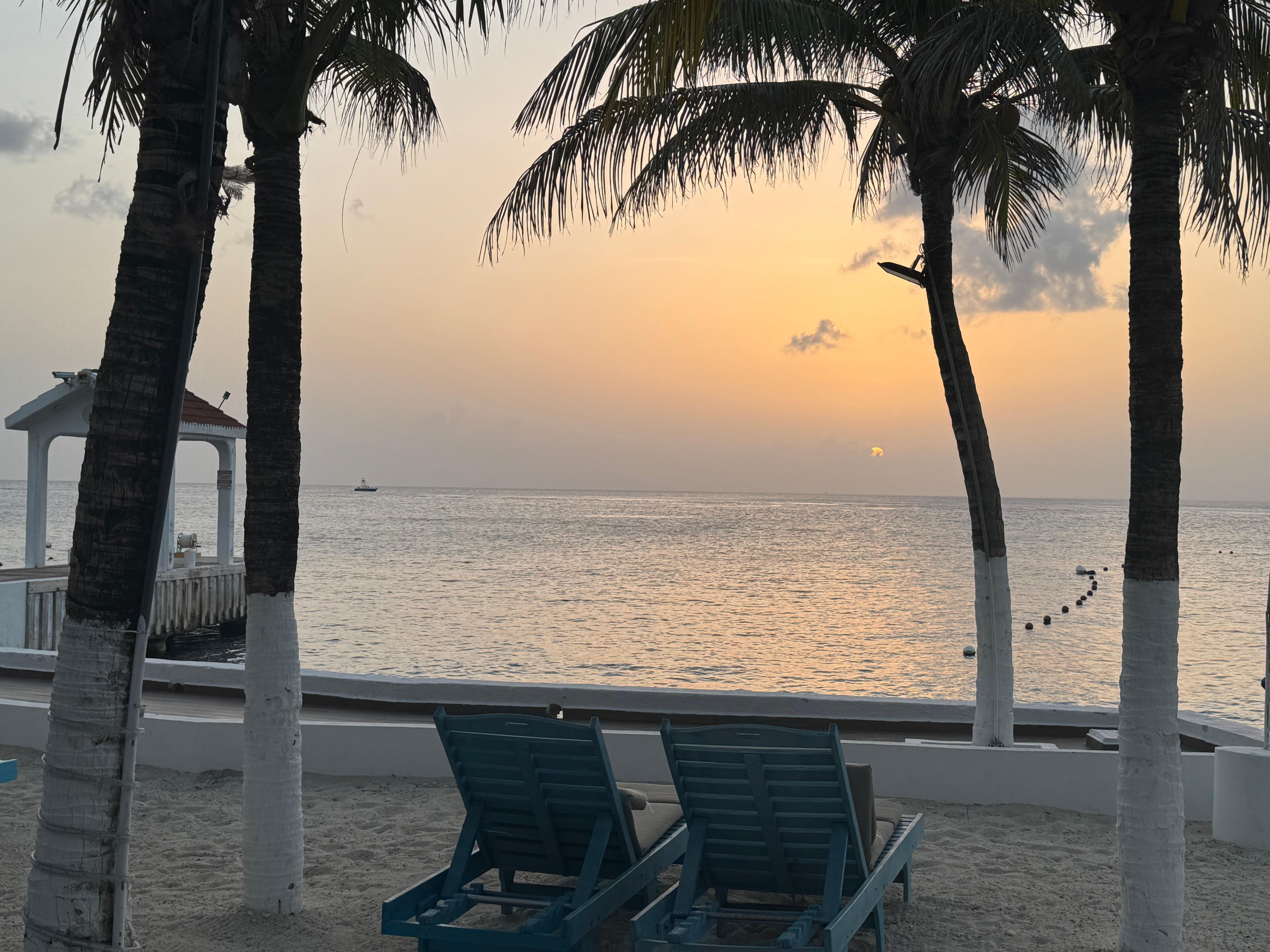 Sunsets are amazing at the ocean side! 