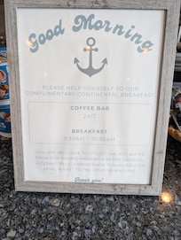 Breakfast sign